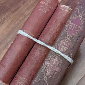3 old books